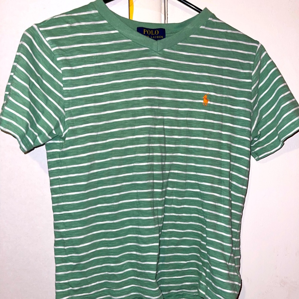 Boys Polo Ralph Lauren V-Neck T-shirt Size 8